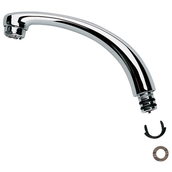 Grohe Gussauslauf schwenkbar, Niederdruck, Ausladung 120mm, Chrom, 13463000
