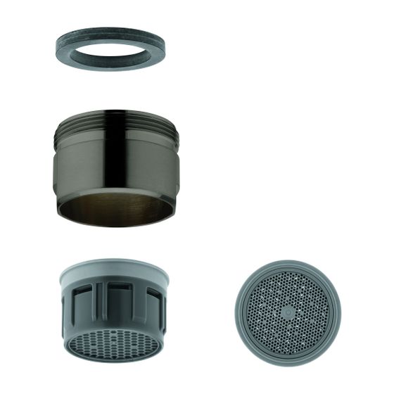 Grohe Sistra M28x1, Hard Graphite gebürstet