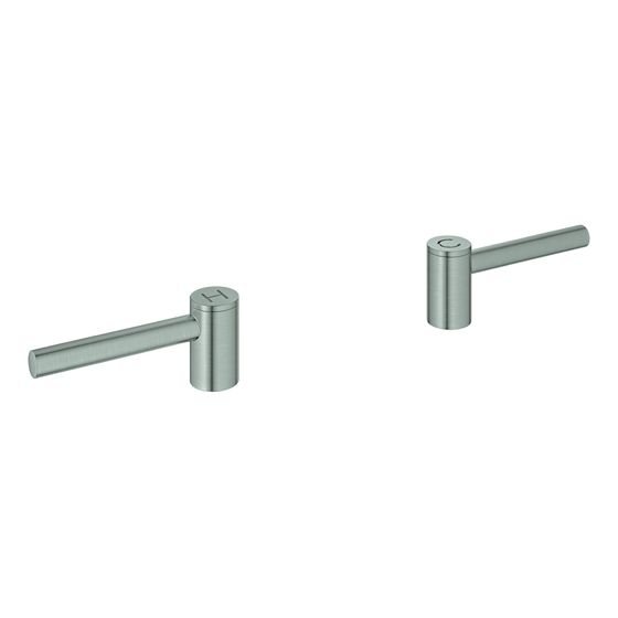 Grohe Atrio Hebelgriffe 1 Paar, Supersteel, ein Set mit