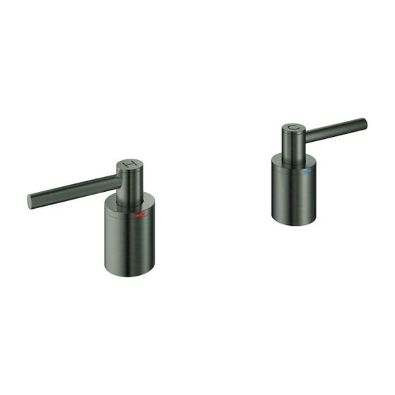 Grohe Hebelgriff für Atrio, Hard Graphite gebürstet, 18034AL3