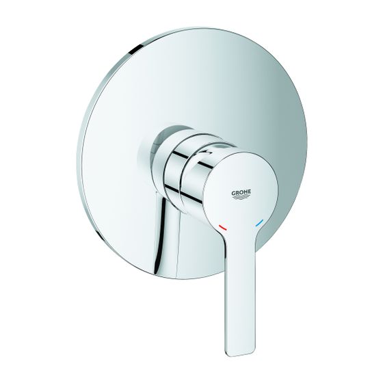 Grohe Lineare Einhand-Brausebatterie, Fertigmontageset, verdeckte Befestigung, Chrom, 19296001