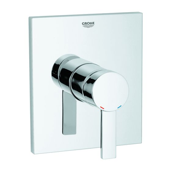 Grohe Allure Einhand-Brausebatterie Fertigmontageset Unterputz, Wandmontage, verdeckte Befestigung, Chrom, 19317000