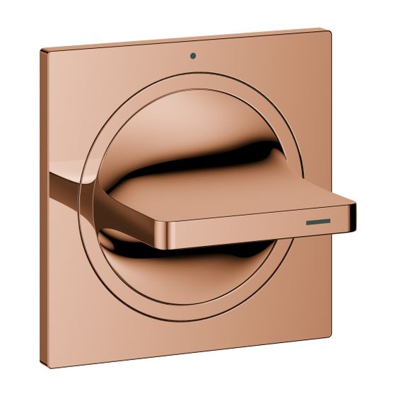 Grohe Allure Unterputz-Ventil Oberbau Warm Sunset ohne Unterputz-Einbaukörper, Hebelgriff