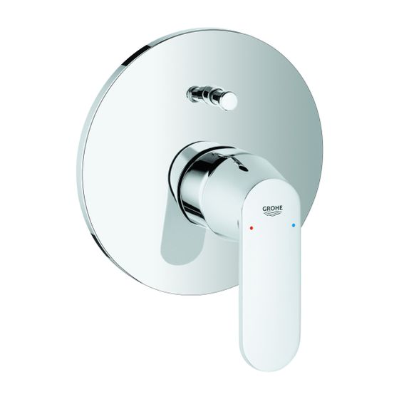 Grohe Eurosmart C Einhand-Wannenbatterie, Fertigmontageset für Rapido E, Chrom, 19382000