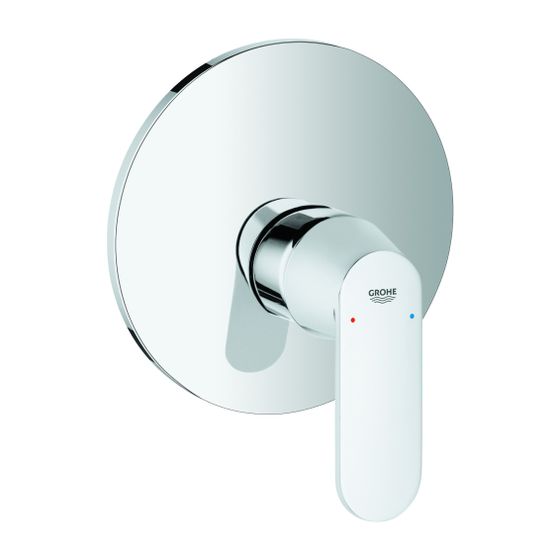 Grohe Eurosmart C Einhand-Brausebatterie, Fertigmontageset für Rapido E, Chrom, 19383000