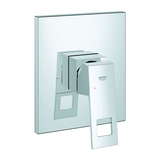 Grohe Eurocube UP-Einhand-Brausebatterie, Fertigmontageset für Rapido E, Chrom, 19898000