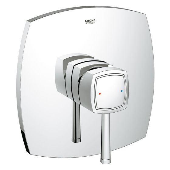 Grohe Grandera Einhand-Brausebatterie, Fertigmontageset für Rapido E, Chrom, 19932000
