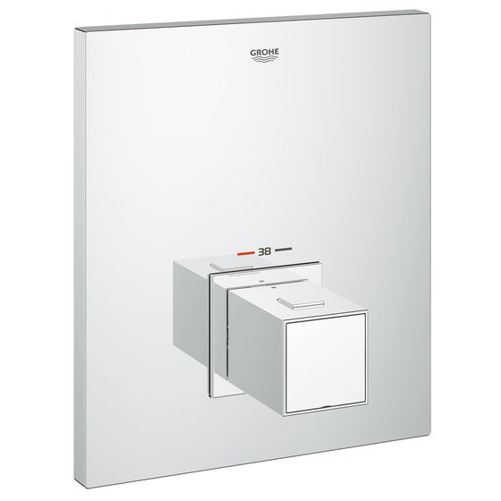 Grohe Grohtherm Cube Thermostat-Zentralbatterie, Fertigmontageset Rapido T, Chrom, 19961000