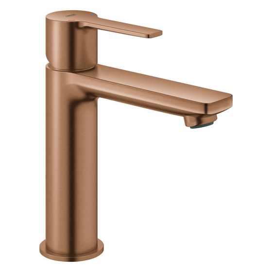 Grohe Lineare Einhand-Waschtischbatterie, S-Size, 1-Loch-Montage, Push-open Ablaufgarnitur 1 1/4