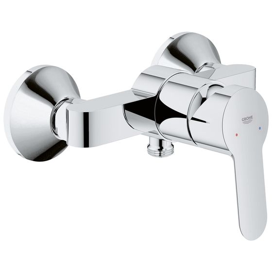 GROHE Einhand-Brausebatterie BauEdge 23333 integr. Rückflussverhinderer chrom