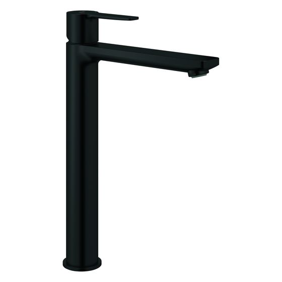 Grohe Lineare Einhand-Waschtischbatterie, XL-Size, 1-Loch-Montage, für freistehende Waschschüsseln, Auslauf 254mm, Mattschwarz