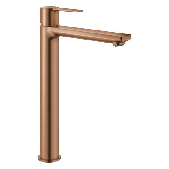 Grohe Lineare Einhand-Waschtischbatterie, XL-Size, 1-Loch-Montage, für freist. Waschschüsseln, Auslauf 254mm, Warm Sunset geb.