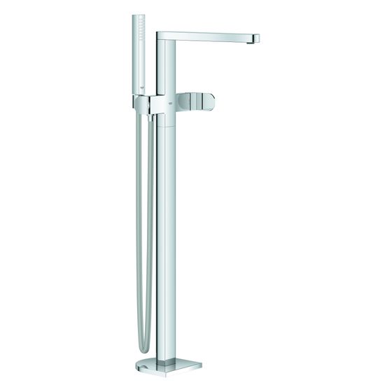 Grohe Plus Einhand-Wannenbatterie, Bodenmontage, Fertigmontageset für 45984001, Chrom, 23846004