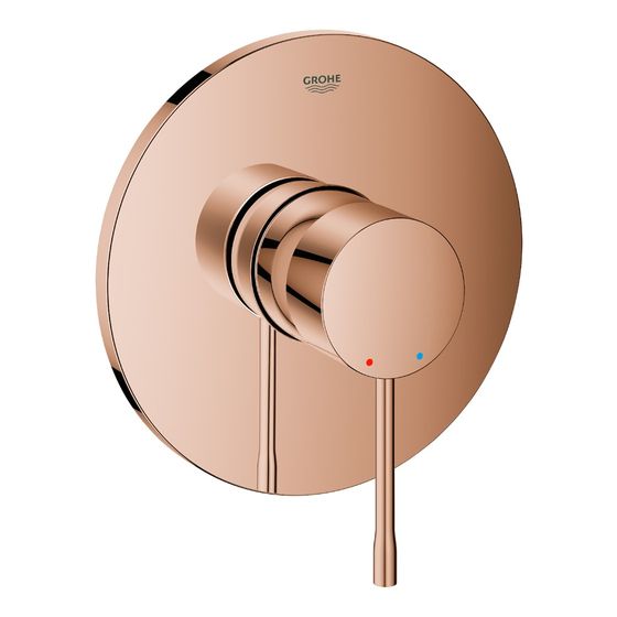 Grohe Essence Einhand-Brausebatterie, Fertigmontageset für Rapido SmartBox, Warm Sunset, 24057DA1
