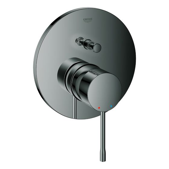 Grohe Essence Einhand-Wannenbatterie, Fertigmontageset für Rapido SmartBox, Hard Graphite, 24058A01