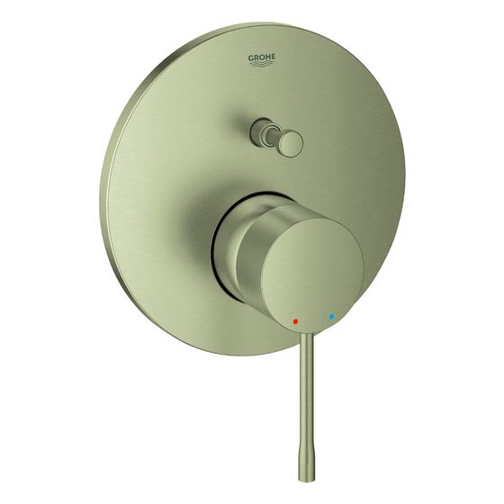 Grohe Essence Einhand-Wannenbatterie, Fertigmontageset für Rapido SmartBox, Nickel gebürstet, 24058EN1