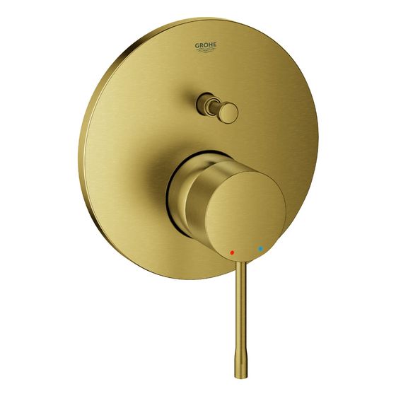 Grohe Essence Einhand-Wannenbatterie, Fertigmontageset für Rapido SmartBox, Cool Sunrise gebürstet, 24058GN1