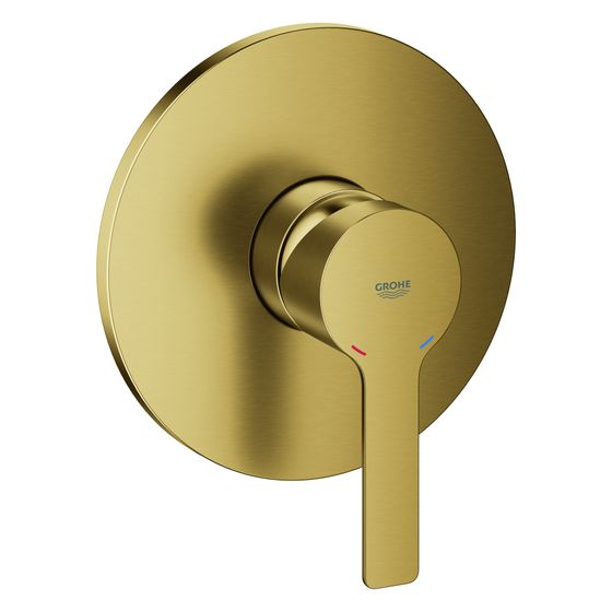 Grohe Lineare Einhand-Brausebatterie, Fertigmontageset für Rapido SmartBox, Cool Sunrise gebürstet, 24063GN1