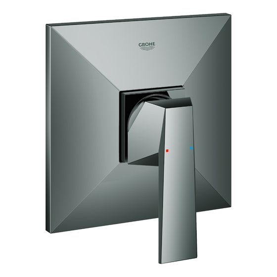 Grohe Allure Brilliant Einhand-Brausebatterie, Fertigmontageset für Rapido SmartBox, Hard Graphite, 24071A00