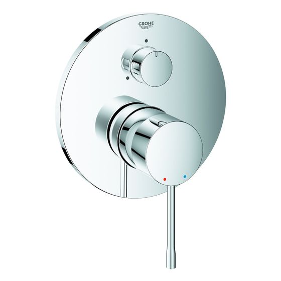 Grohe Essence Einhandbatterie mit 3-Wege Umstellung, Fertigmontageset für Rapido SmartBox, Chrom, 24092001