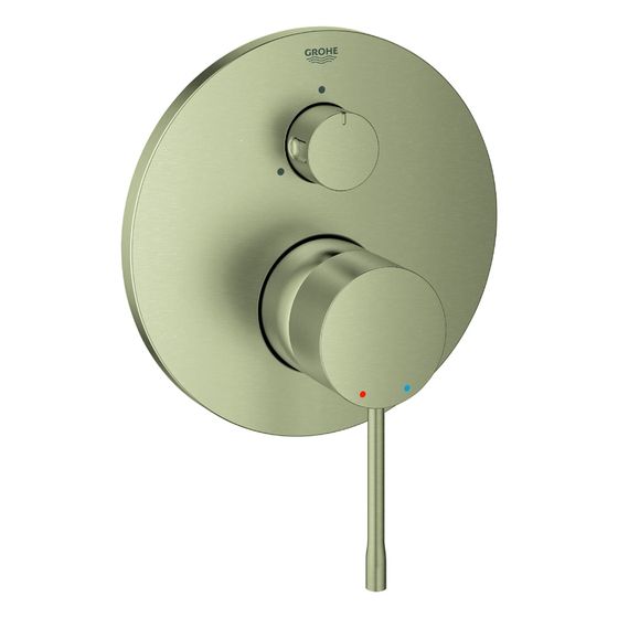 Grohe Essence Einhandbatterie mit 3-Wege Umstellung, Fertigmontageset für Rapido SmartBox, Nickel gebürstet, 24092EN1