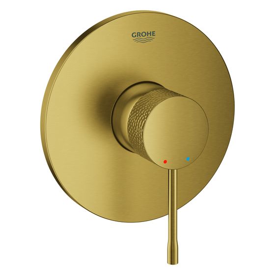 Grohe Essence Einhand-Brausebatterie, Fertigmontageset für Rapido SmartBox, crafted Cool Sunrise gebürstet, 24168GF1
