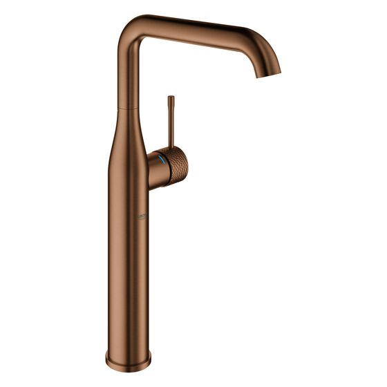 Grohe Essence Einhand-Waschtischbatterie, XL-Size, Crafted Bedienungshebel, glatter Körper, crafted Warm Sunset gebürstet