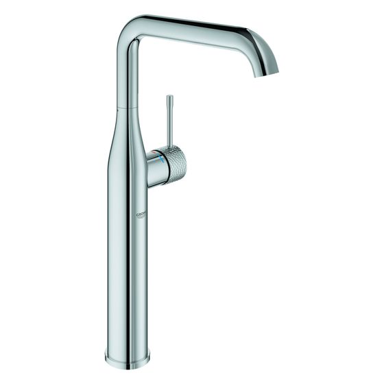 Grohe Essence Einhand-Waschtischbatterie, XL-Size, Crafted Bedienungshebel, glatter Körper, crafted Chrom, 24170PF1