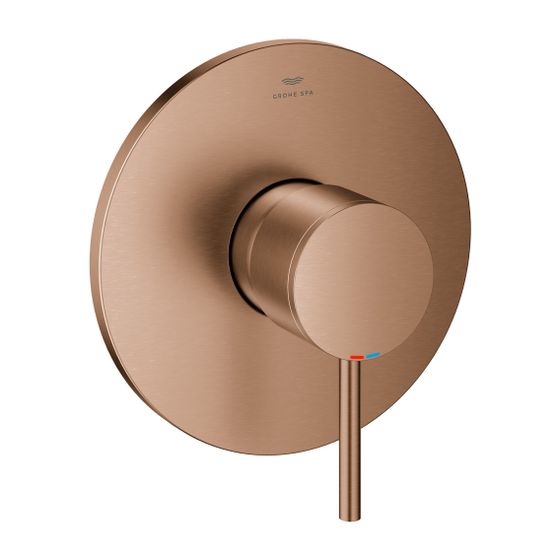 Grohe Atrio Einhand-Bidetbatterie, Warm Sunset gebürstet, Fertigmontageset für Rapido SmartBox