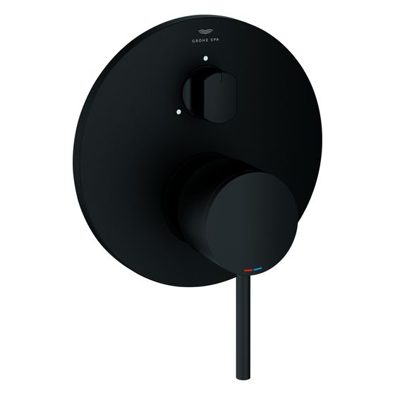 Grohe Atrio Einhandbatterie FMS für, mit 3-Wege Umstellung, Fertigmontageset für Rapido SmartBox, Phantom Black, 24356KF0