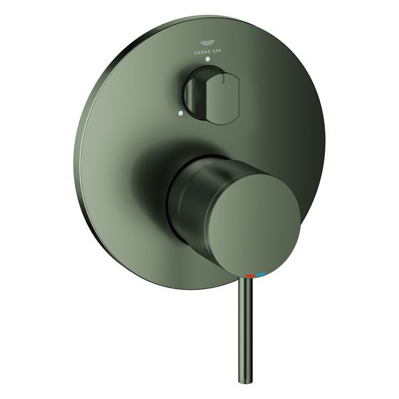Grohe Atrio Einhandbatterie FMS für, mit 3-Wege Umstellung, Fertigmontageset für Rapido SmartBox, Satin Graphite, 24356MG0