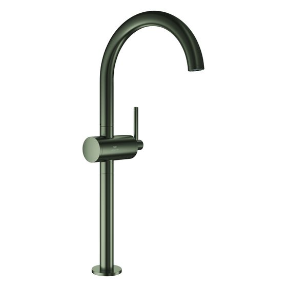 Grohe Atrio Einhand-Waschtischbatterie, XL, Einloch, für freist. Waschsch., Push-open Ablaufgarn. 1 1/4
