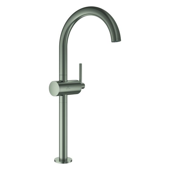 Grohe Atrio Einhand-Waschtischbatterie, XL, Einloch, für freist. Waschsch., Push-open Ablaufgarn. 1 1/4