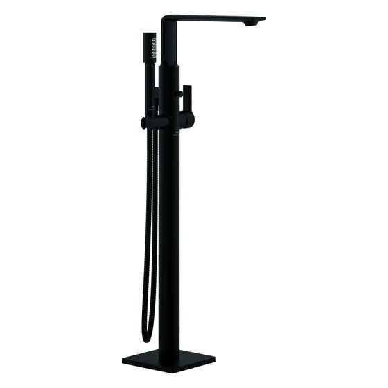 Grohe Allure Einhand-Wannenbatterie, Bodenmontage, FMS für 45 984, Ausladung 263mm, eigensicher, Phantom Black, 25222KF1