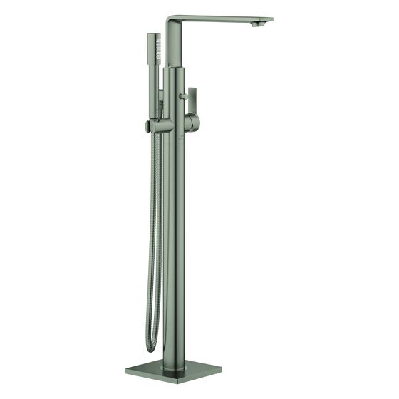 Grohe Allure Einhand-Wannenbatterie, Bodenmontage, FMS für 45 984, Ausladung 263mm, eigensicher, Satin Steel, 25222MS1