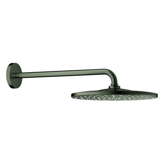 Grohe Rainshower Mono 310 Kopfbrauseset, 1 Strahlart, Brausearm 422mm, Brauseboden Chrom, max. 7,5l/min, Satin Graphite