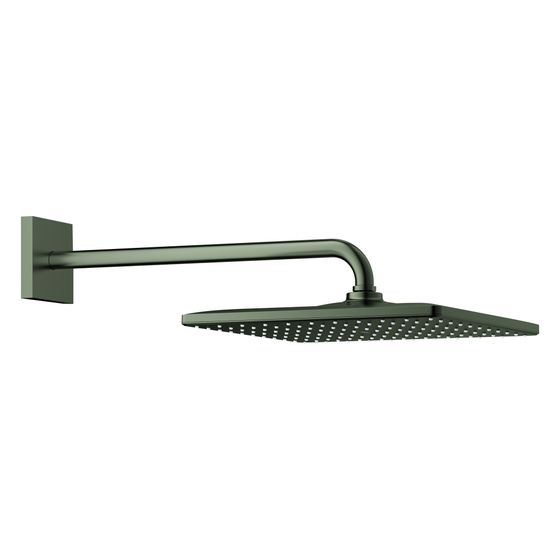 Grohe Rainshower Mono 310 Cube Kopfbrauseset, Brausearm 422mm, 1 Strahlart, max. Durchfluss 7,5l/min, Satin Graphite, 26564MG0