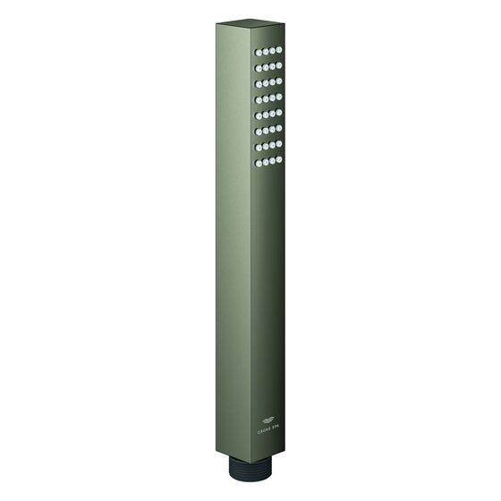 Grohe Rainshower Aqua Cube Stick Handbrause, 1 Strahlart, max. Durchfluss 9,5l/min bei 3 bar, mit SpeedClean, Satin Graphite