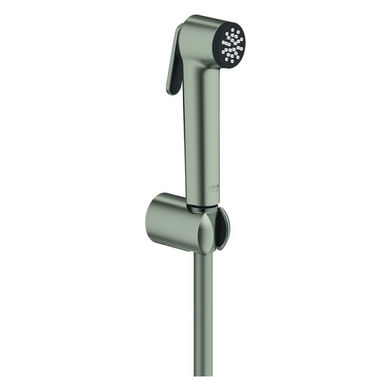 Grohe Tempesta-F Trigger Spray 30 Wandhalterset, 1 Strahlart, 8l/min, Brauseschlauch 1250mm, Handbrausehalter, Satin Steel