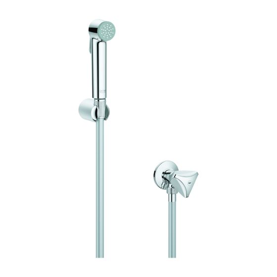 Grohe Tempesta-F Trigger Spray 30 Wandhalterset, 13,5l Absperrventile Schlauch 1,25m, Chrom