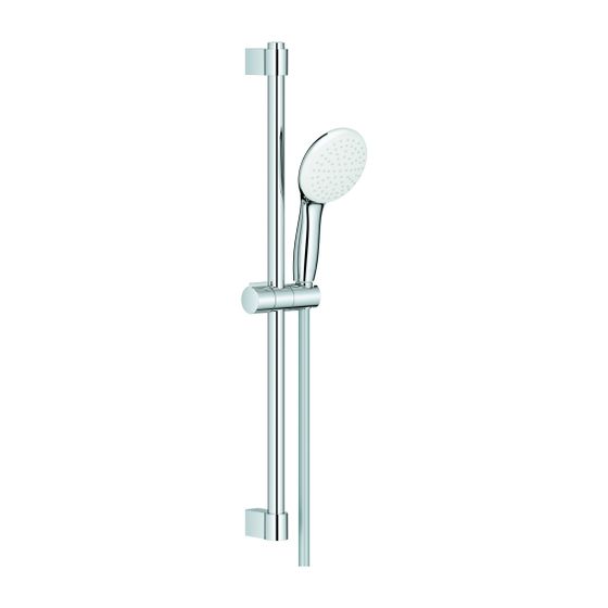 Grohe Tempesta Brausestangenset 110, 600mm, 1 Strahl, 7,6l/min, Chrom, Brauseschlauch Relexaflex 1750mm