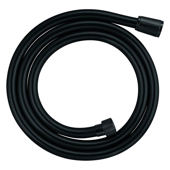 Grohe Silverflex Brauseschlauch, 1500mm, mit TwistStop und AntiFold, Phantom Black, 28364KF1