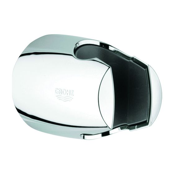 Grohe Movario Wandbrausehalter, nicht verstellbar, Kunststoff, Chrom, 28403000
