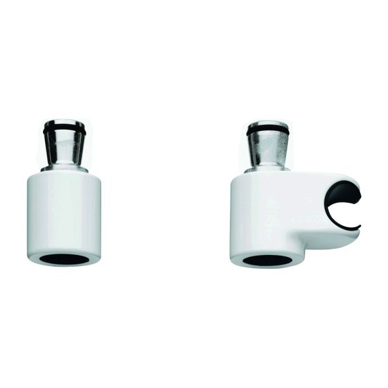 Grohe Handbrausehalter für Standbatterie 25025/33540, Long-Life Oberfläche, Weiß, 28703L00