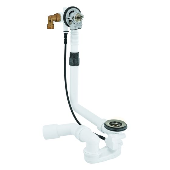 Grohe Wannenfüll- Ab- und Überlaufgarnitur Talentofill, Satin Steel, 28990MS0