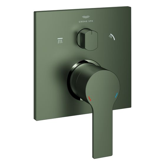 Grohe Allure Einhandbatterie, Fertigmontageset, 3-Wege Umstellung, Satin Graphite, 29176MG1