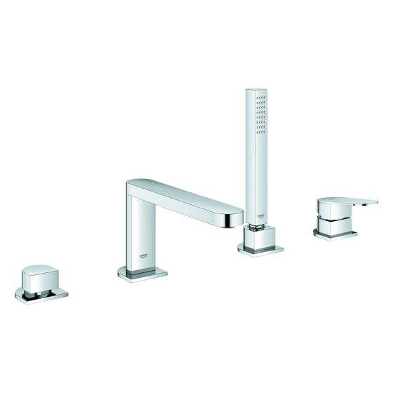 Grohe Plus 4-Loch-Einhand-Wannenkombination, Brauseset Euphoria Cube, Chrom, 29307004