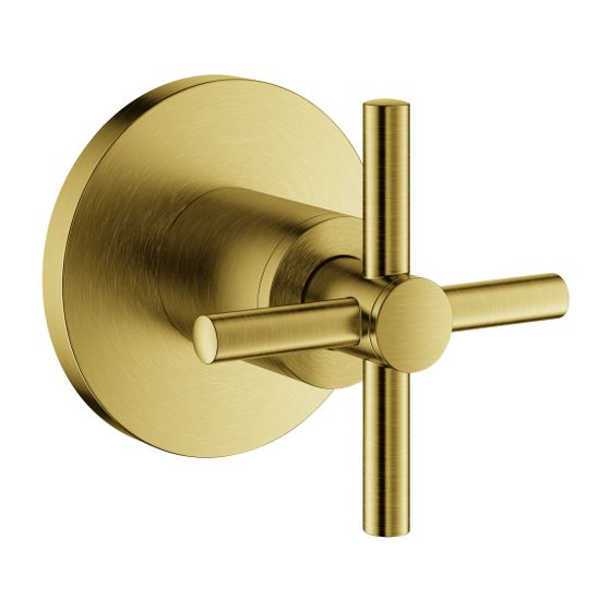 Grohe Atrio Unterputz-Ventil-Oberbau Cool Sunrise gebürstet, mit Kreuzgriffen für UP-Ventile 35028 oder 29032