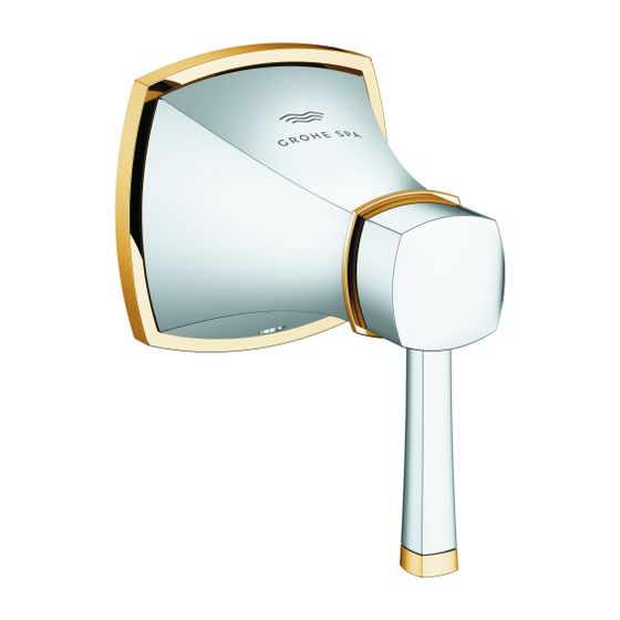 Grohe Grandera Unterputz-Ventil Oberbau Chrom Fertigmontageset /Gold