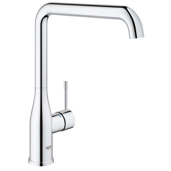 Grohe Essence Einhand-Spültischbatterie, 1-Loch-Montage, schwenkbarer Rohrauslauf, Chrom, 30269000